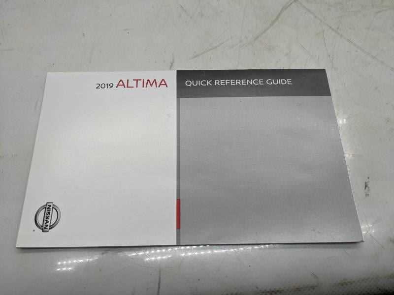 2019 altima owners manual