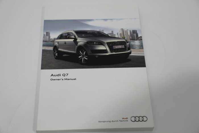 2019 audi q7 owners manual