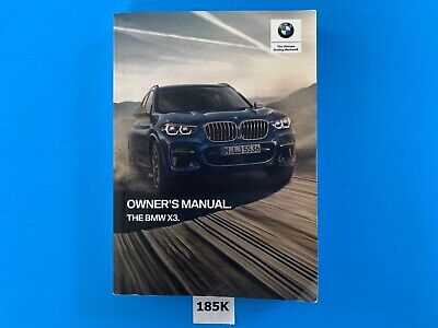 2019 bmw x3 owners manual