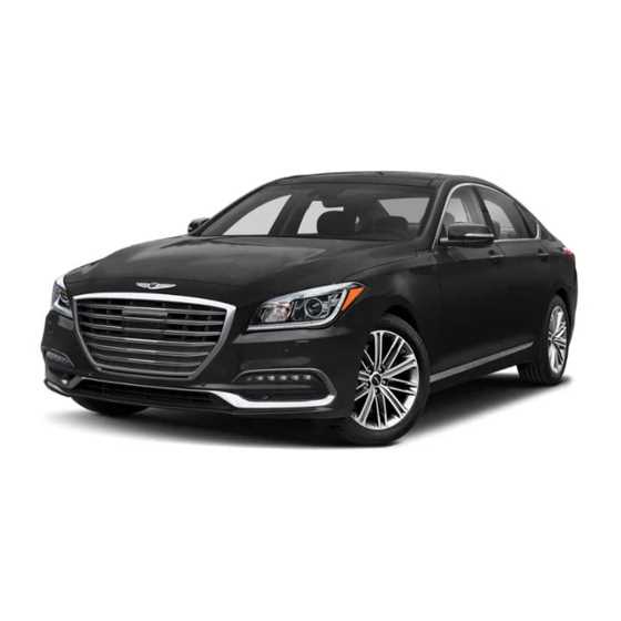 2019 genesis g80 owners manual