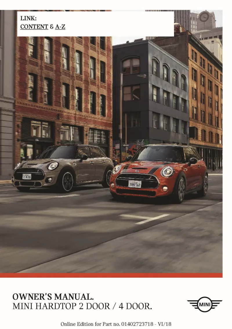 2019 mini cooper convertible owners manual