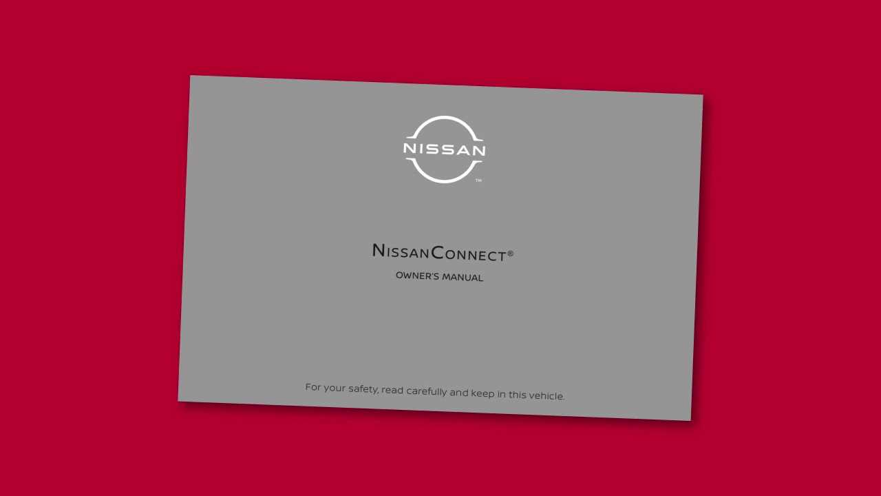 2019 nissan connect owners manual