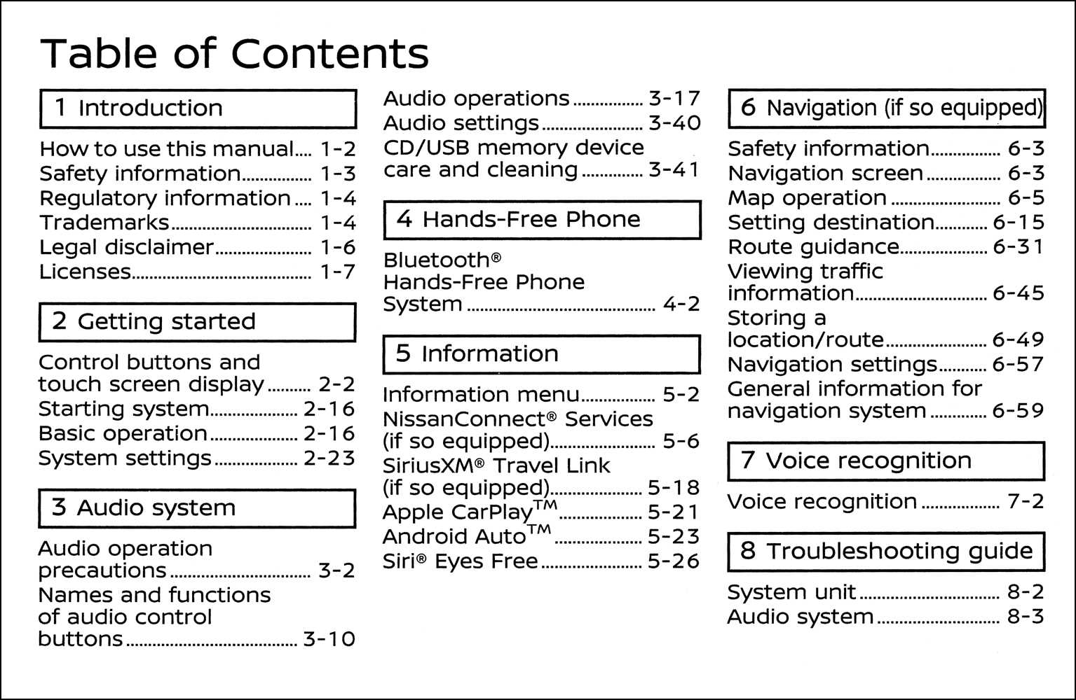 2019 nissan connect owners manual