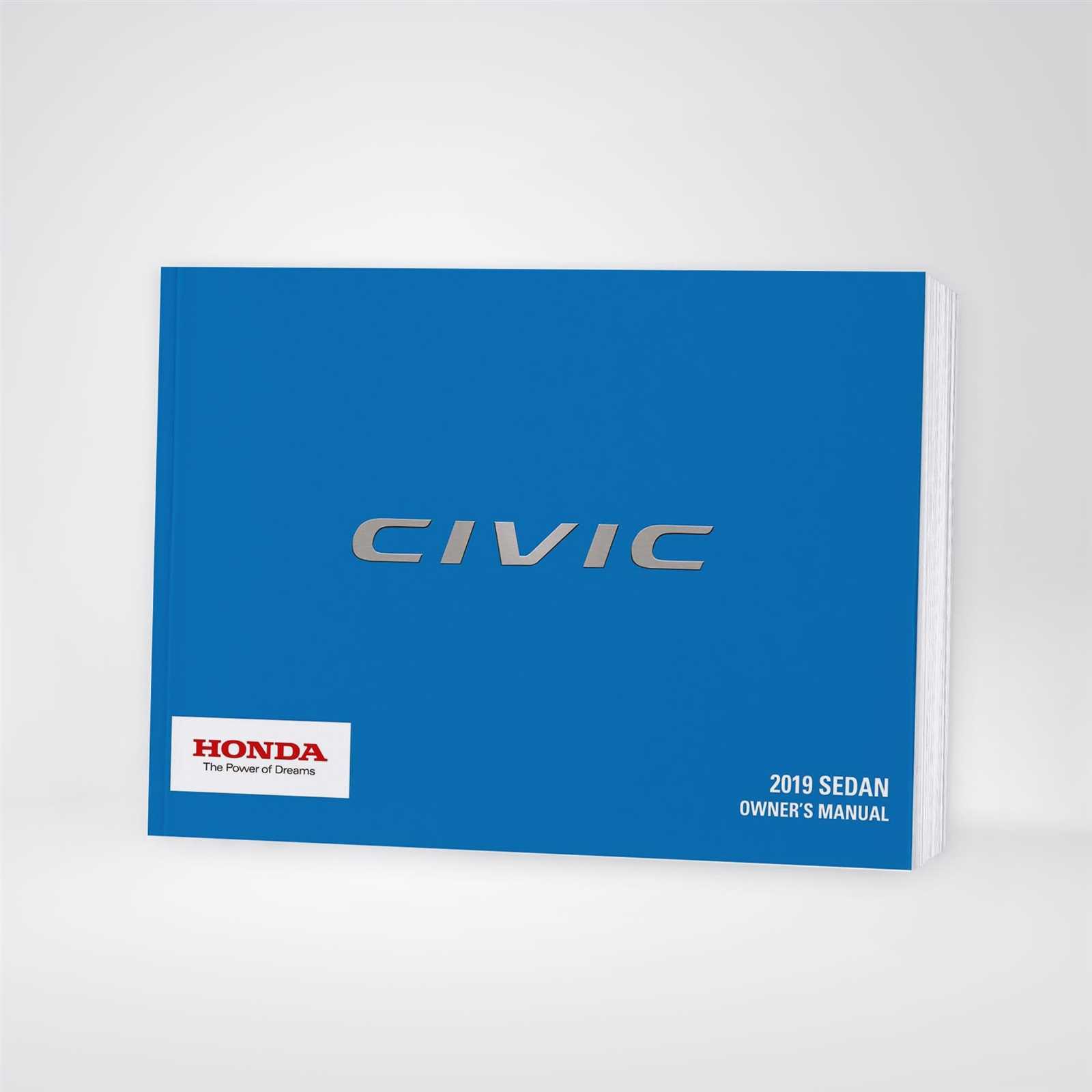 2019 honda civic si owners manual