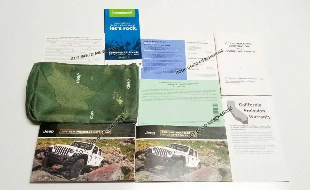 2019 jeep wrangler owners manual