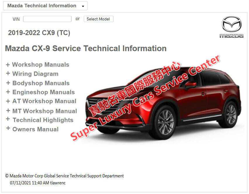 2019 mazda cx 5 owners manual