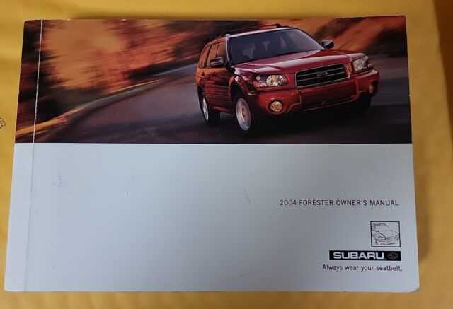 2019 subaru forester limited owners manual