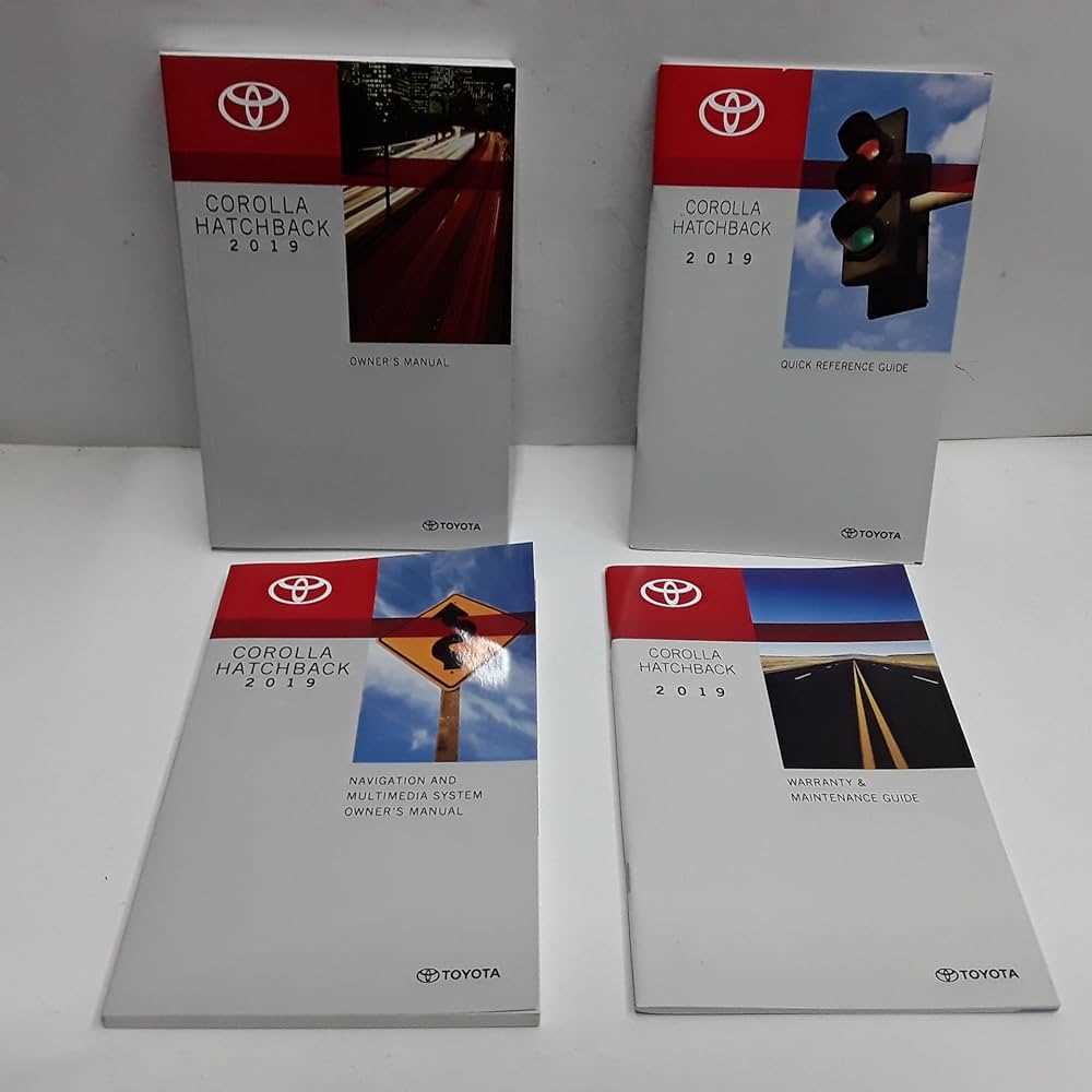 2019 toyota corolla se owners manual