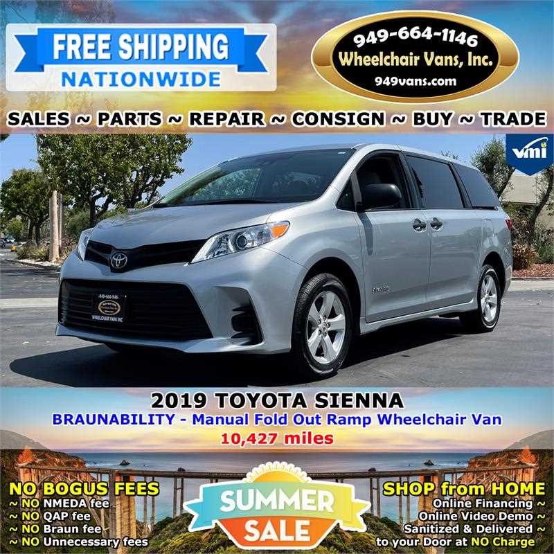 2019 toyota sienna xle owners manual