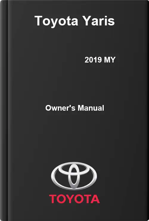 2019 toyota yaris owners manual