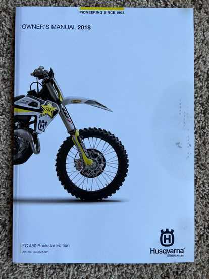 2020 husqvarna tc 125 owners manual