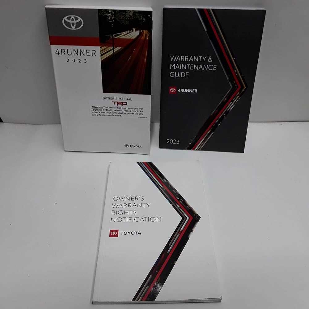 2020 toyota 4runner owners manual