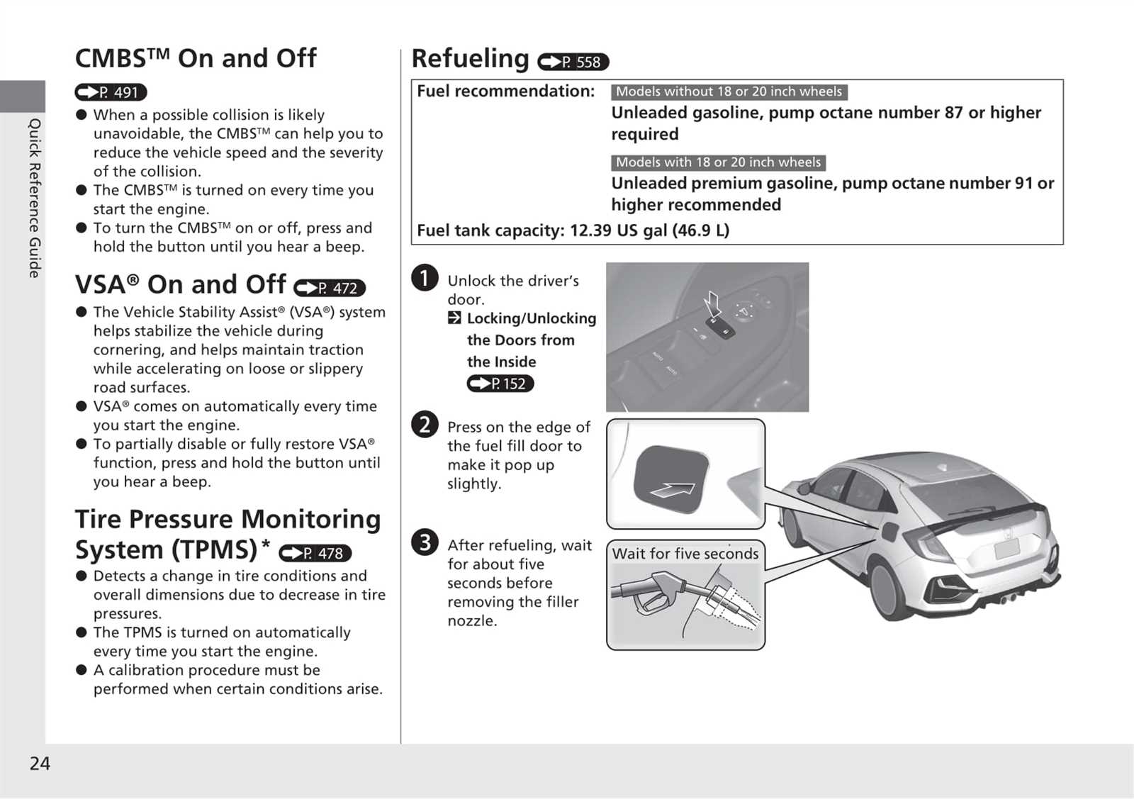 2020 honda civic si owners manual