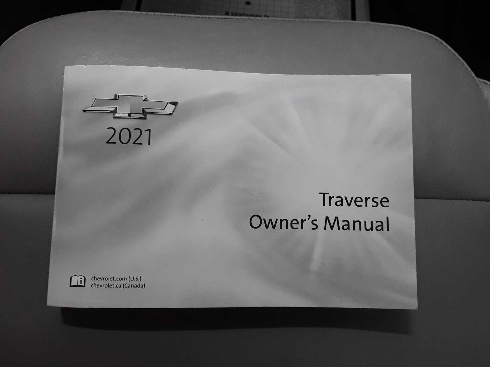 2021 chevy traverse owners manual