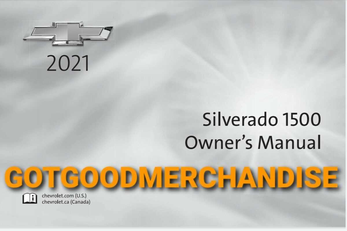 2021 silverado owners manual