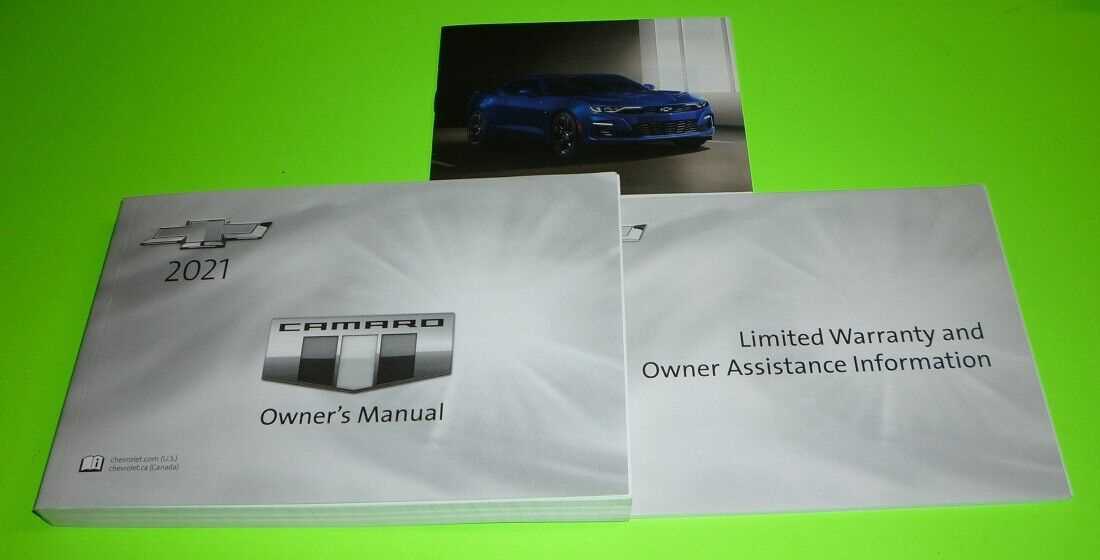 2021 camaro owners manual