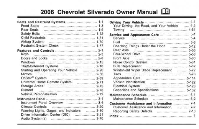 2021 chevrolet silverado 1500 owners manual