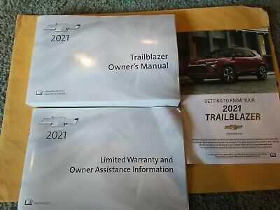 2021 chevy trailblazer owners manual