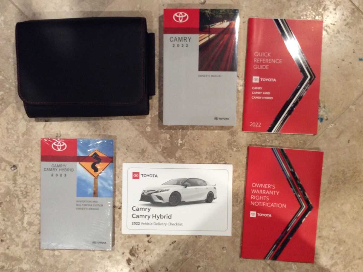 2022 toyota camry hybrid owners manual