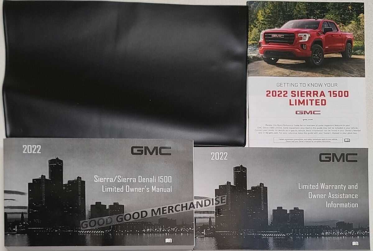 2022 gmc sierra 1500 owners manual