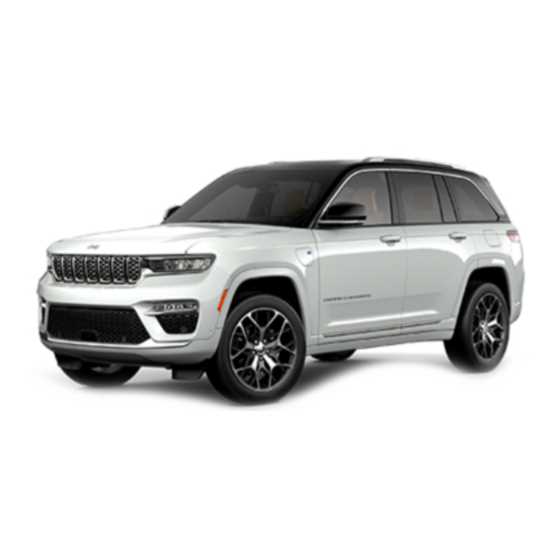 2022 jeep grand cherokee 4xe owners manual