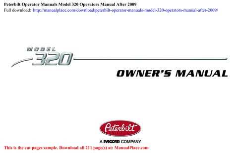 2023 peterbilt 579 owners manual