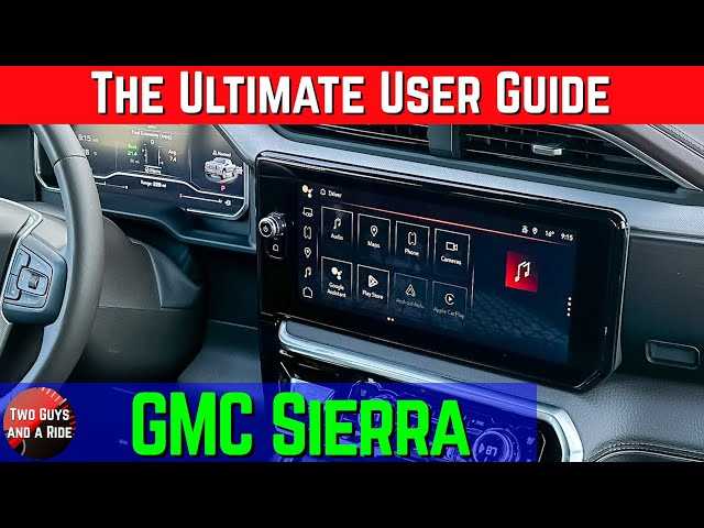 2023 gmc sierra owners manual