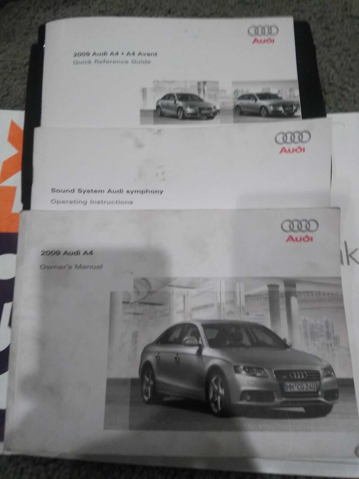 audi a4 owners manual