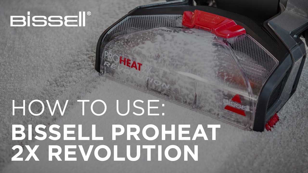 bissell proheat 2x revolution owners manual