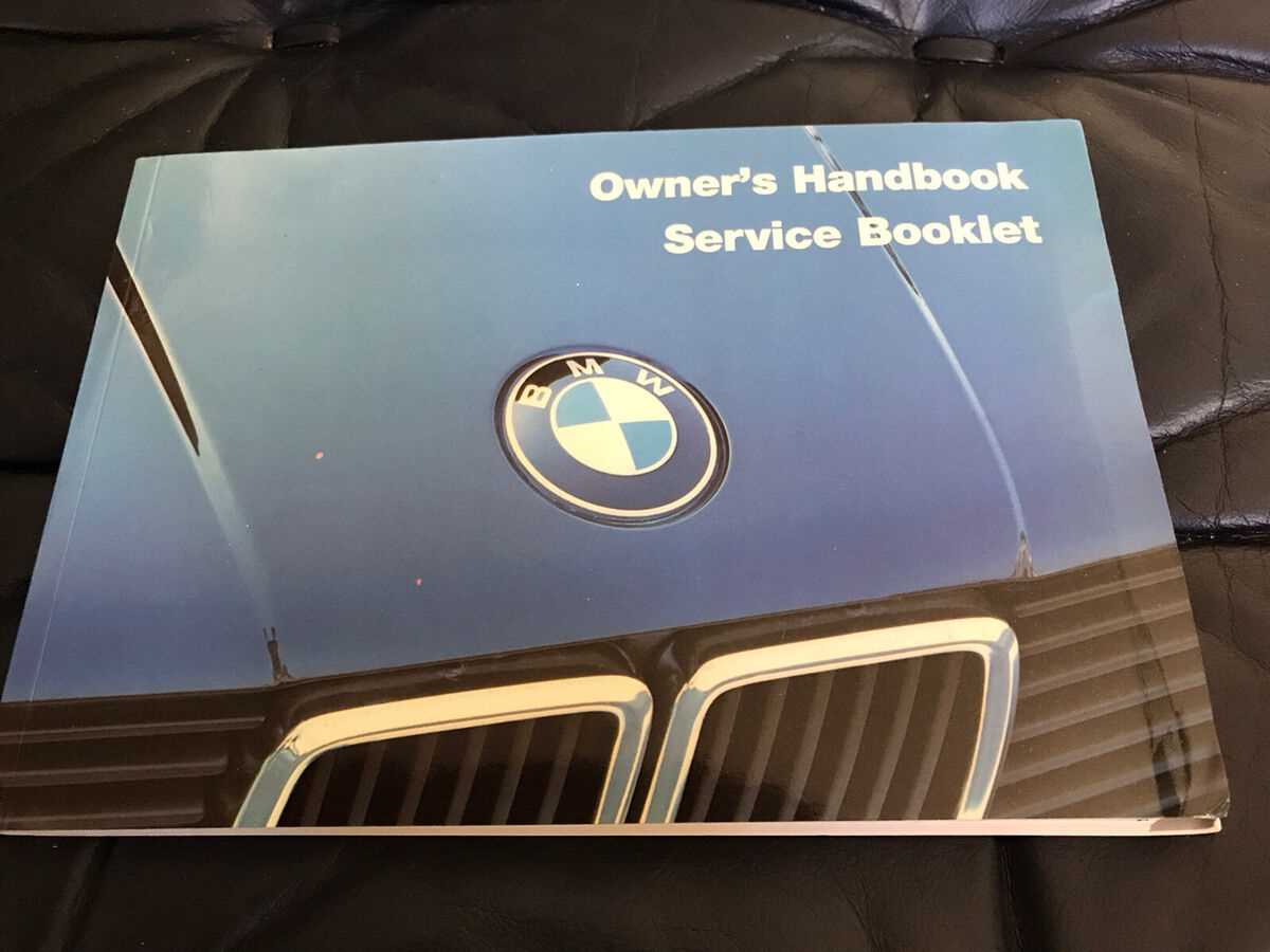 bmw e30 owners manual