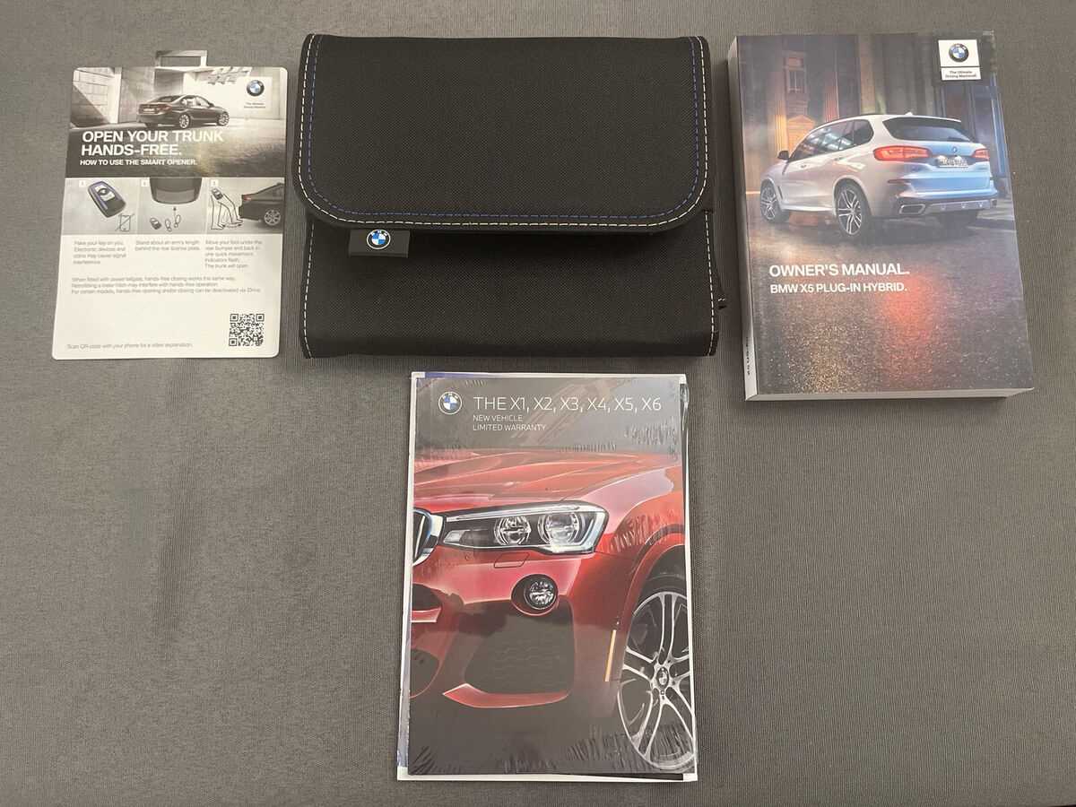 bmw x5 45e owners manual