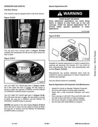 bobcat s590 owners manual