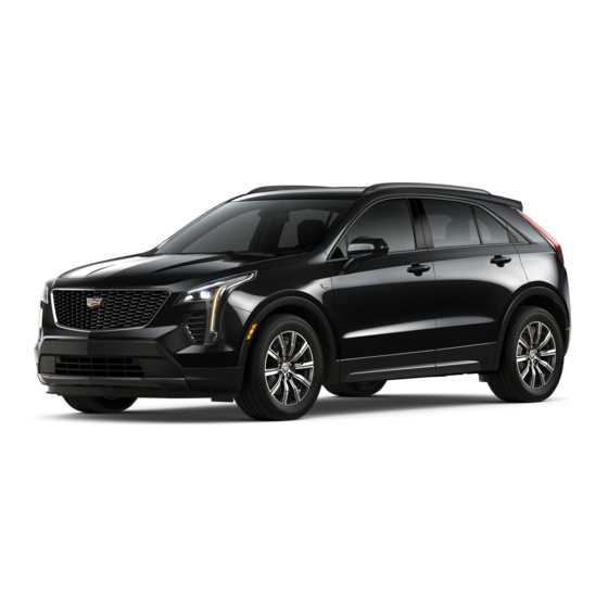 cadillac xt4 owners manual