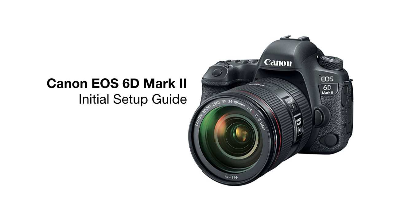 canon 6d mark ii owners manual