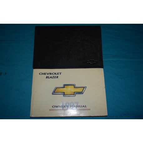 chevrolet blazer owners manual