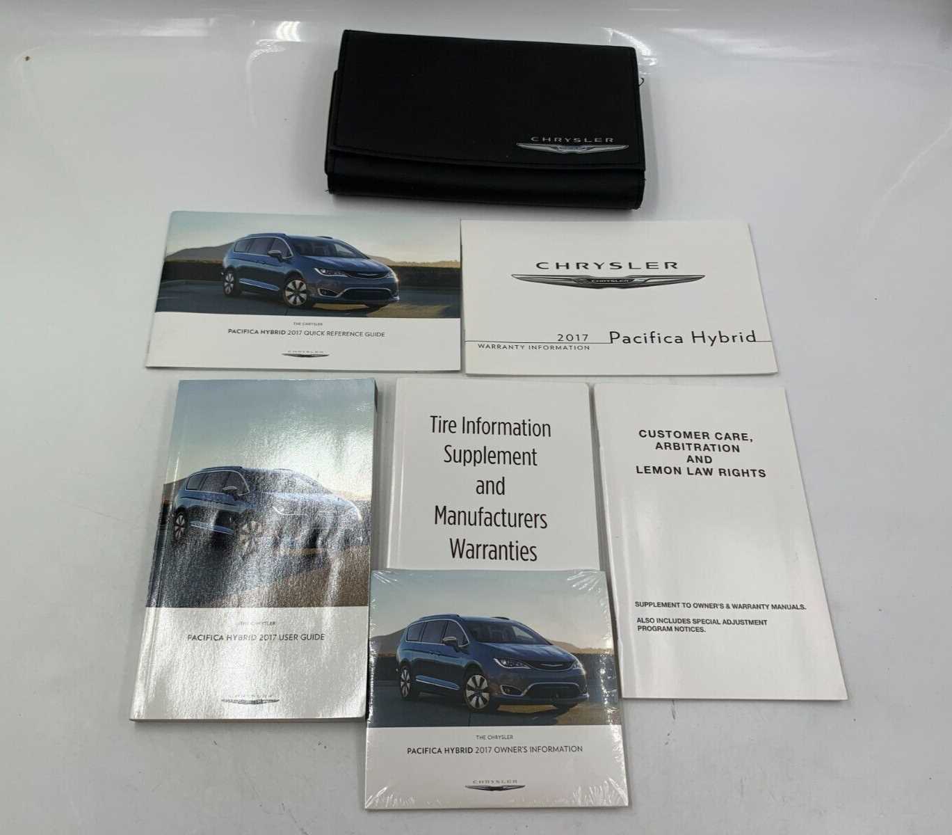 chrysler pacifica 2017 owners manual