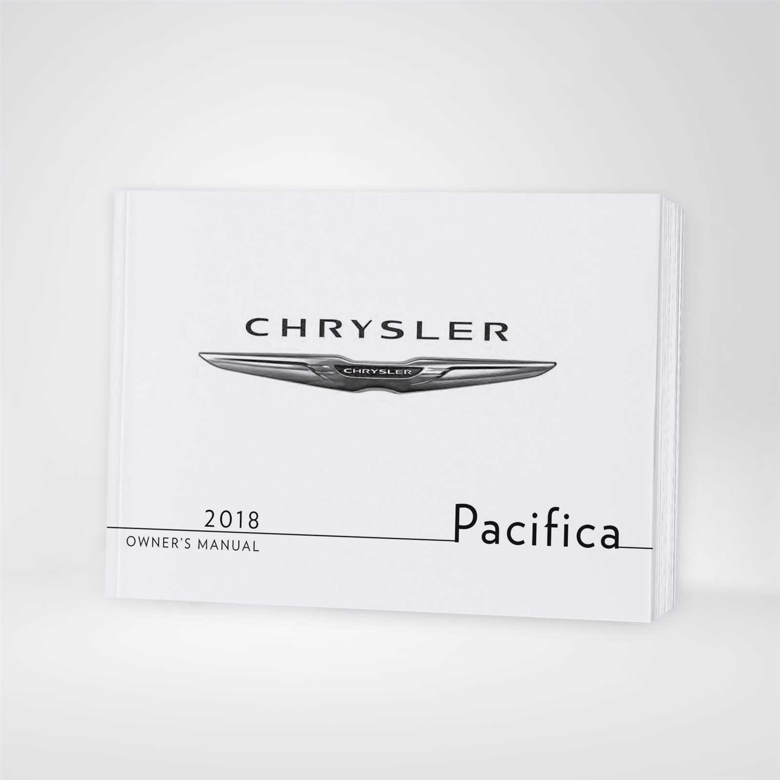 chrysler pacifica 2018 owners manual