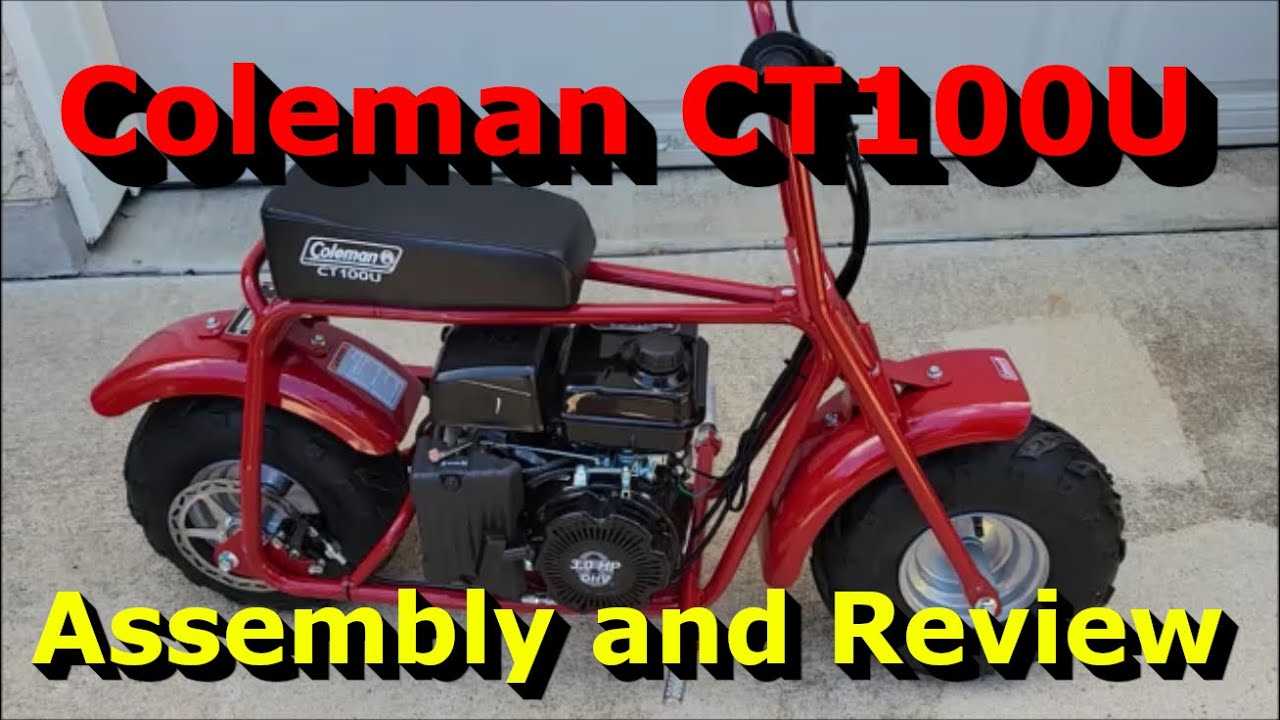 coleman mini bike owners manual