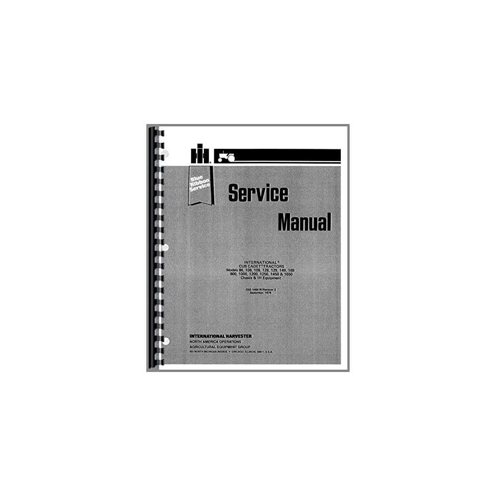 cub cadet 149 owners manual