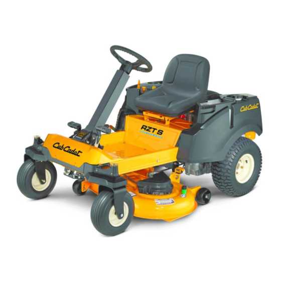 cub cadet 50 inch zero turn owners manual