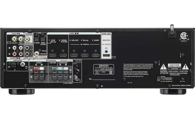 denon avr s540bt owners manual