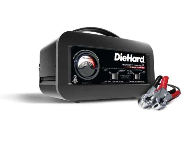 die hard battery charger owners manual