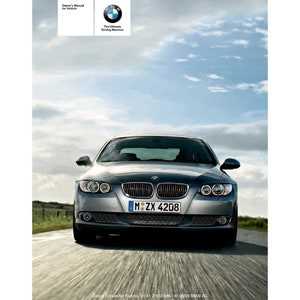 e92 m3 owners manual