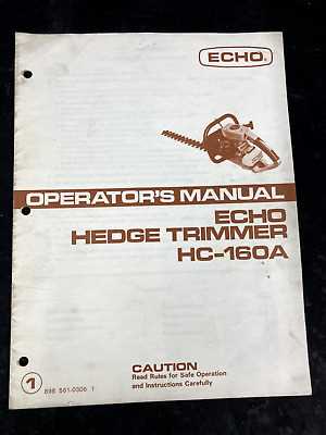 echo hc 150 owners manual