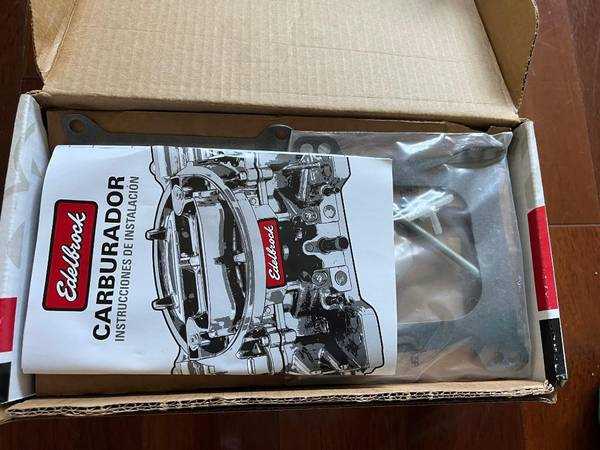 edelbrock 1407 owners manual