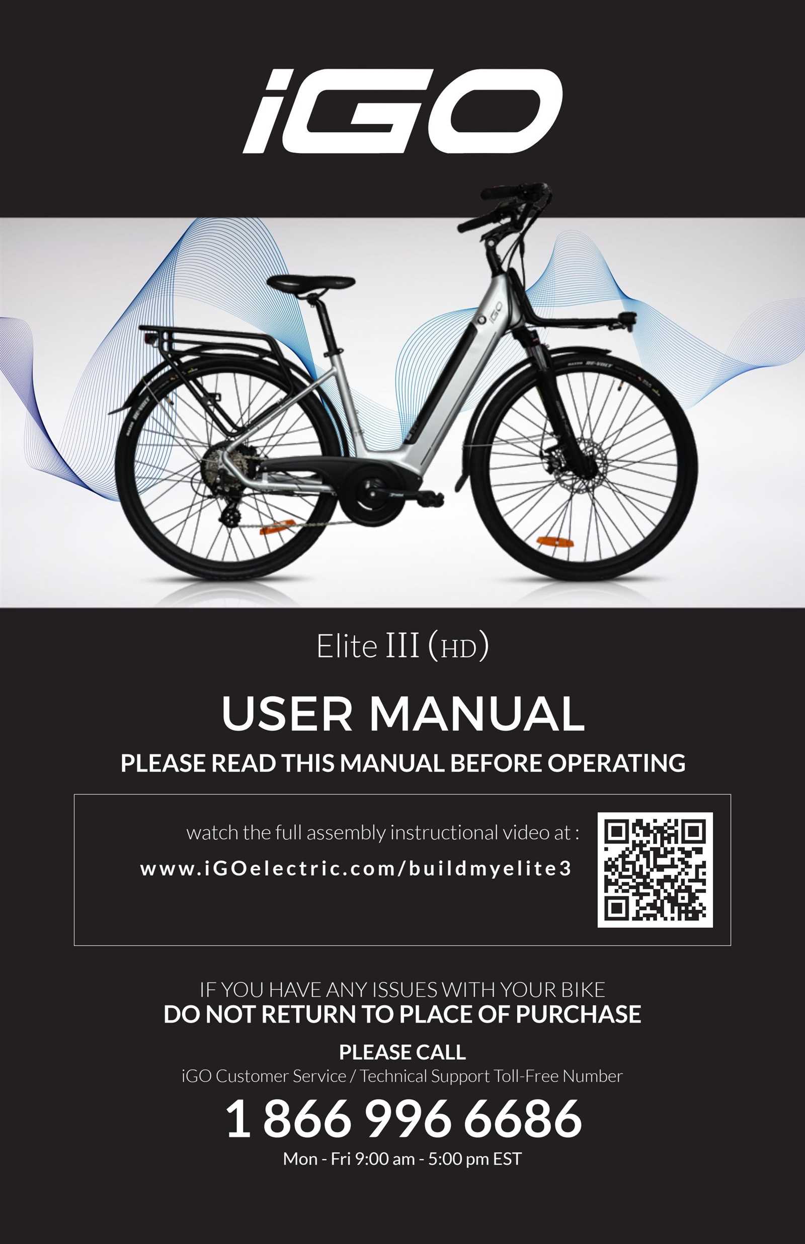 electric bike owners manual