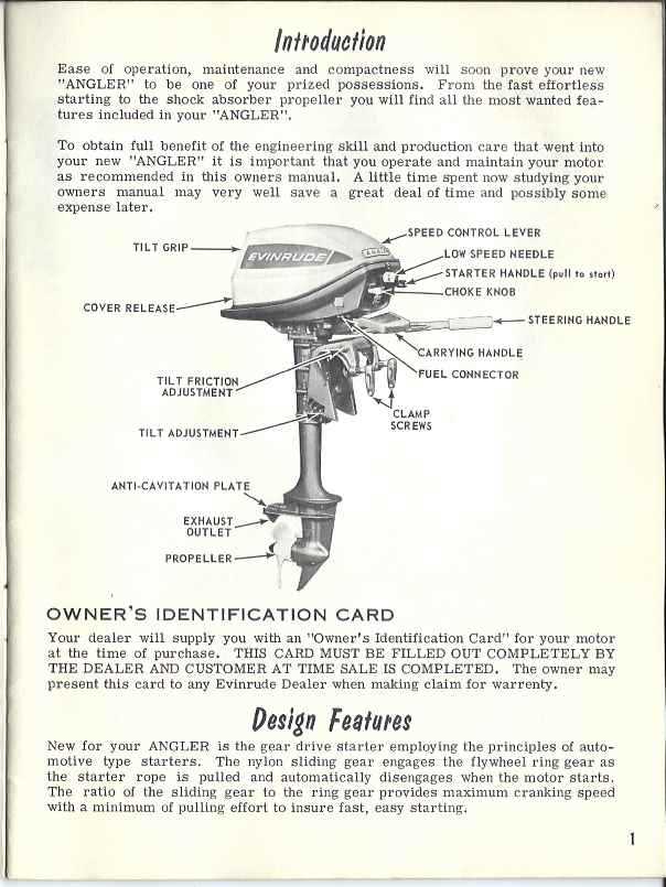 evinrude owners manuals free