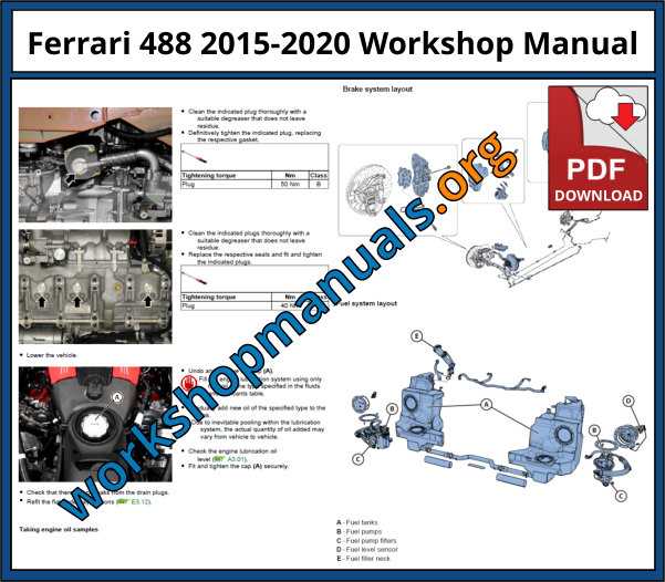 ferrari 488 owners manual