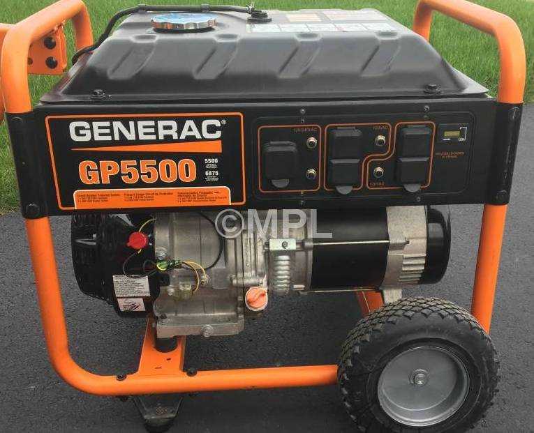 generac gp5500 owners manual