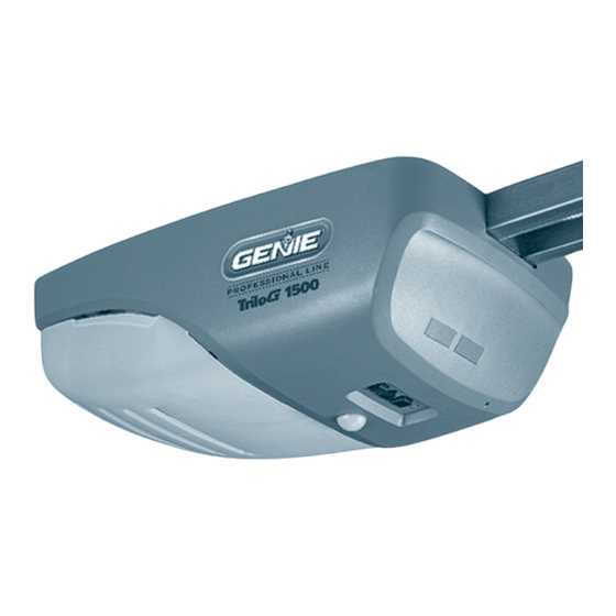 genie pro screw drive owners manual